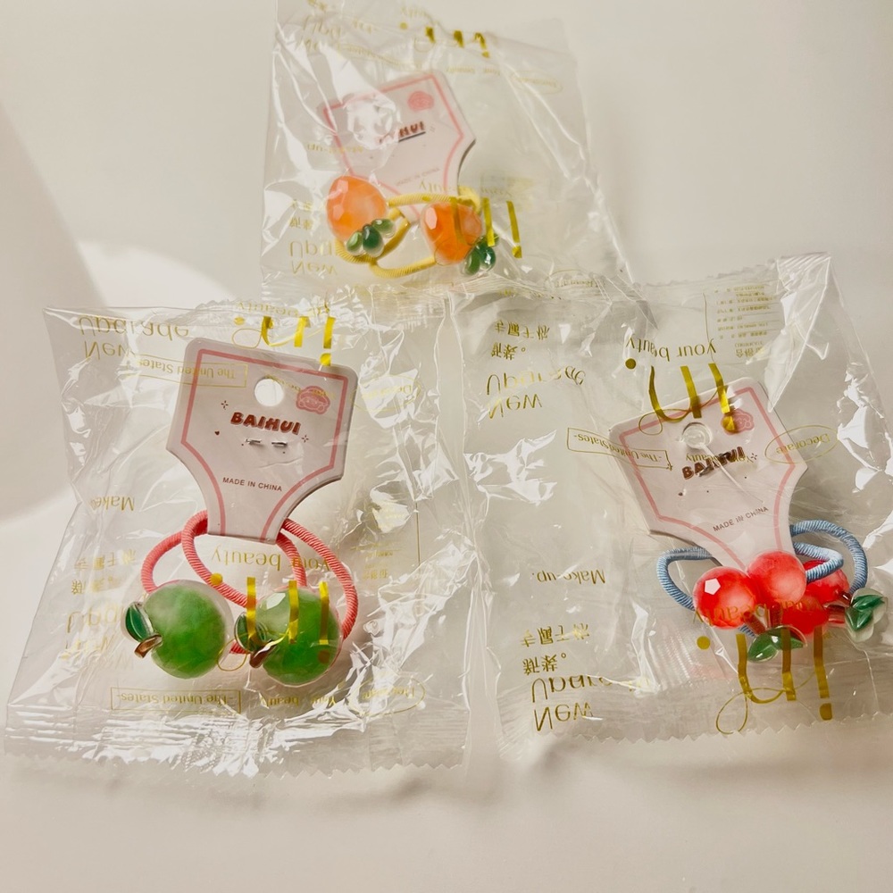 2/$15  🆕Cute elastic hair ties 3 pieces